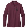 Ladies Silk Touch™ Long Sleeve Polo Thumbnail