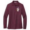 Ladies Silk Touch™ Long Sleeve Polo Thumbnail