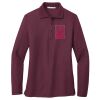 Ladies Silk Touch™ Long Sleeve Polo Thumbnail