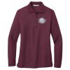 Ladies Silk Touch™ Long Sleeve Polo Thumbnail