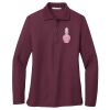 Ladies Silk Touch™ Long Sleeve Polo Thumbnail
