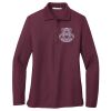 Ladies Silk Touch™ Long Sleeve Polo Thumbnail