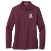 Ladies Silk Touch™ Long Sleeve Polo Thumbnail