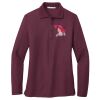 Ladies Silk Touch™ Long Sleeve Polo Thumbnail
