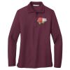 Ladies Silk Touch™ Long Sleeve Polo Thumbnail