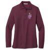 Ladies Silk Touch™ Long Sleeve Polo Thumbnail