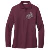 Ladies Silk Touch™ Long Sleeve Polo Thumbnail