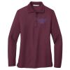Ladies Silk Touch™ Long Sleeve Polo Thumbnail