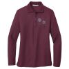 Ladies Silk Touch™ Long Sleeve Polo Thumbnail