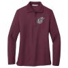 Ladies Silk Touch™ Long Sleeve Polo Thumbnail