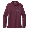 Ladies Silk Touch™ Long Sleeve Polo Thumbnail