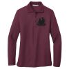 Ladies Silk Touch™ Long Sleeve Polo Thumbnail