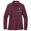 Ladies Silk Touch™ Long Sleeve Polo Thumbnail