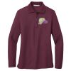 Ladies Silk Touch™ Long Sleeve Polo Thumbnail