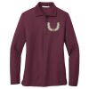 Ladies Silk Touch™ Long Sleeve Polo Thumbnail