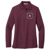 Ladies Silk Touch™ Long Sleeve Polo Thumbnail