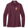 Ladies Silk Touch™ Long Sleeve Polo Thumbnail