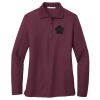 Ladies Silk Touch™ Long Sleeve Polo Thumbnail