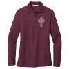 Ladies Silk Touch™ Long Sleeve Polo Thumbnail