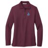 Ladies Silk Touch™ Long Sleeve Polo Thumbnail