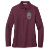Ladies Silk Touch™ Long Sleeve Polo Thumbnail