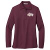 Ladies Silk Touch™ Long Sleeve Polo Thumbnail