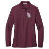 Ladies Silk Touch™ Long Sleeve Polo Thumbnail