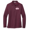 Ladies Silk Touch™ Long Sleeve Polo Thumbnail