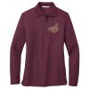 Ladies Silk Touch™ Long Sleeve Polo Thumbnail