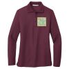 Ladies Silk Touch™ Long Sleeve Polo Thumbnail