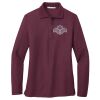 Ladies Silk Touch™ Long Sleeve Polo Thumbnail
