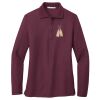Ladies Silk Touch™ Long Sleeve Polo Thumbnail