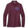 Ladies Silk Touch™ Long Sleeve Polo Thumbnail