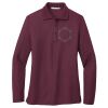 Ladies Silk Touch™ Long Sleeve Polo Thumbnail