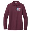 Ladies Silk Touch™ Long Sleeve Polo Thumbnail