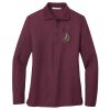 Ladies Silk Touch™ Long Sleeve Polo Thumbnail