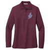 Ladies Silk Touch™ Long Sleeve Polo Thumbnail