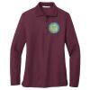 Ladies Silk Touch™ Long Sleeve Polo Thumbnail