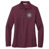 Ladies Silk Touch™ Long Sleeve Polo Thumbnail