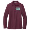 Ladies Silk Touch™ Long Sleeve Polo Thumbnail