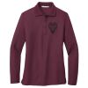 Ladies Silk Touch™ Long Sleeve Polo Thumbnail