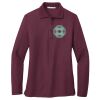 Ladies Silk Touch™ Long Sleeve Polo Thumbnail