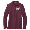 Ladies Silk Touch™ Long Sleeve Polo Thumbnail