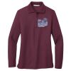 Ladies Silk Touch™ Long Sleeve Polo Thumbnail