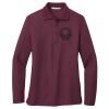 Ladies Silk Touch™ Long Sleeve Polo Thumbnail