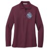 Ladies Silk Touch™ Long Sleeve Polo Thumbnail