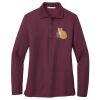 Ladies Silk Touch™ Long Sleeve Polo Thumbnail