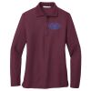 Ladies Silk Touch™ Long Sleeve Polo Thumbnail
