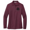 Ladies Silk Touch™ Long Sleeve Polo Thumbnail