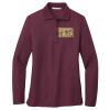 Ladies Silk Touch™ Long Sleeve Polo Thumbnail
